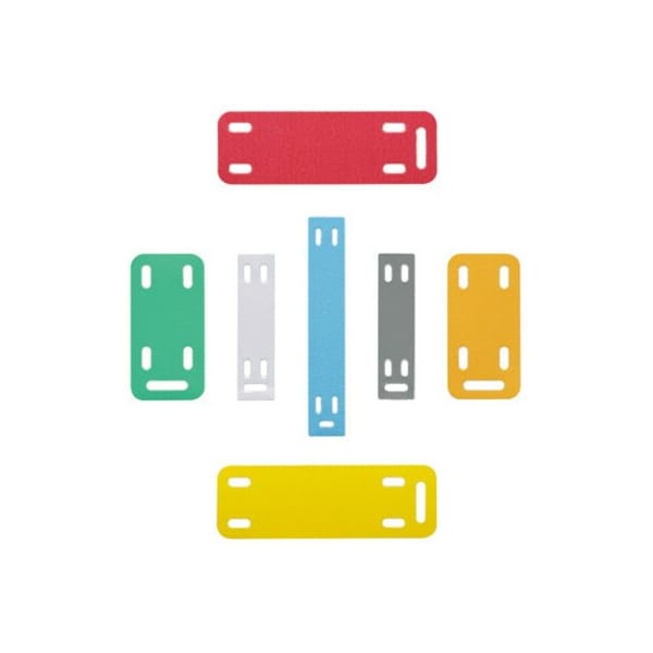 Marker Plate, 3"x0.5", White